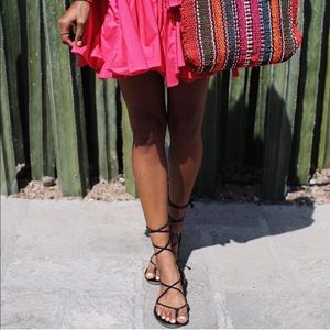 Madewell Black Wrap Sandal